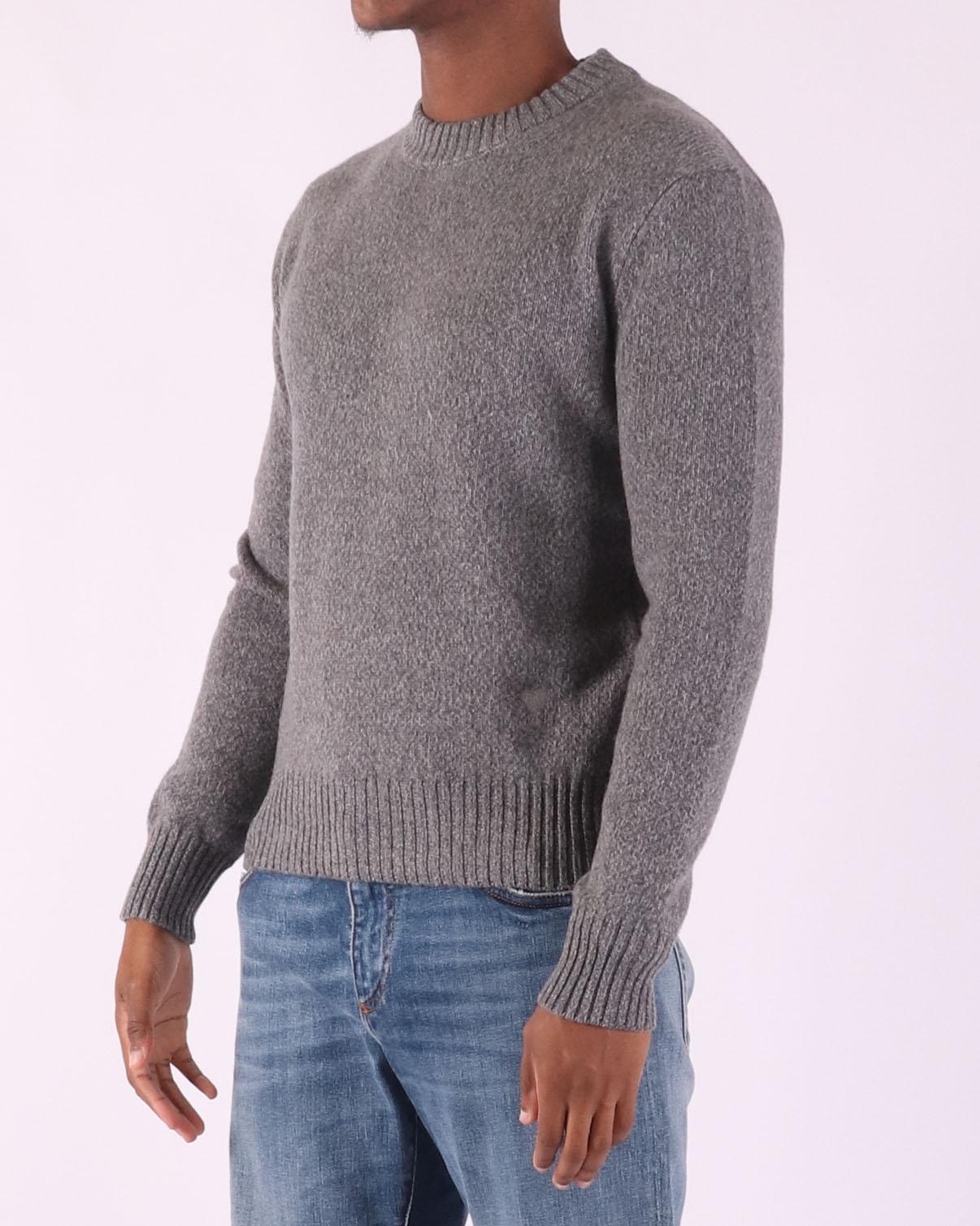 grijze heren sweater van Ami