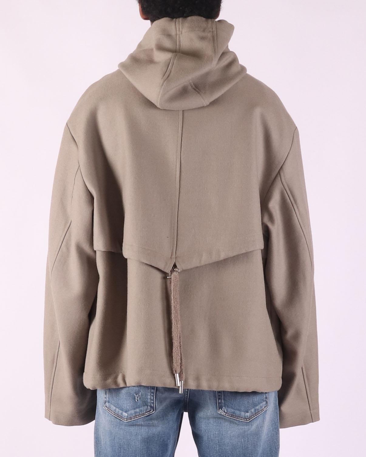 Taupe jas van Ami voor heren
