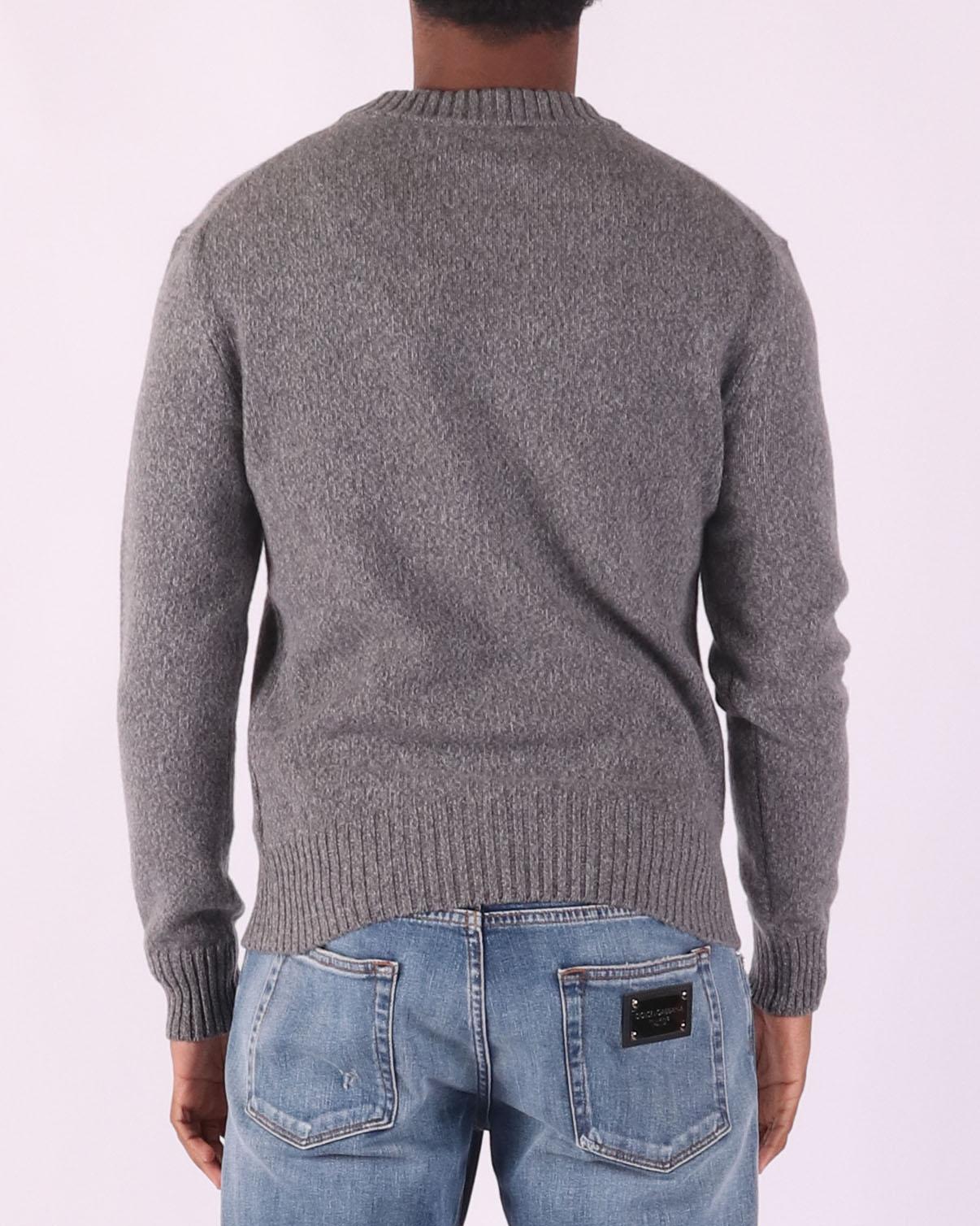 grijze heren sweater van Ami