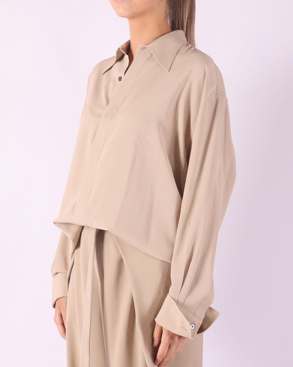 Taupe blouse voor dames van Ami
