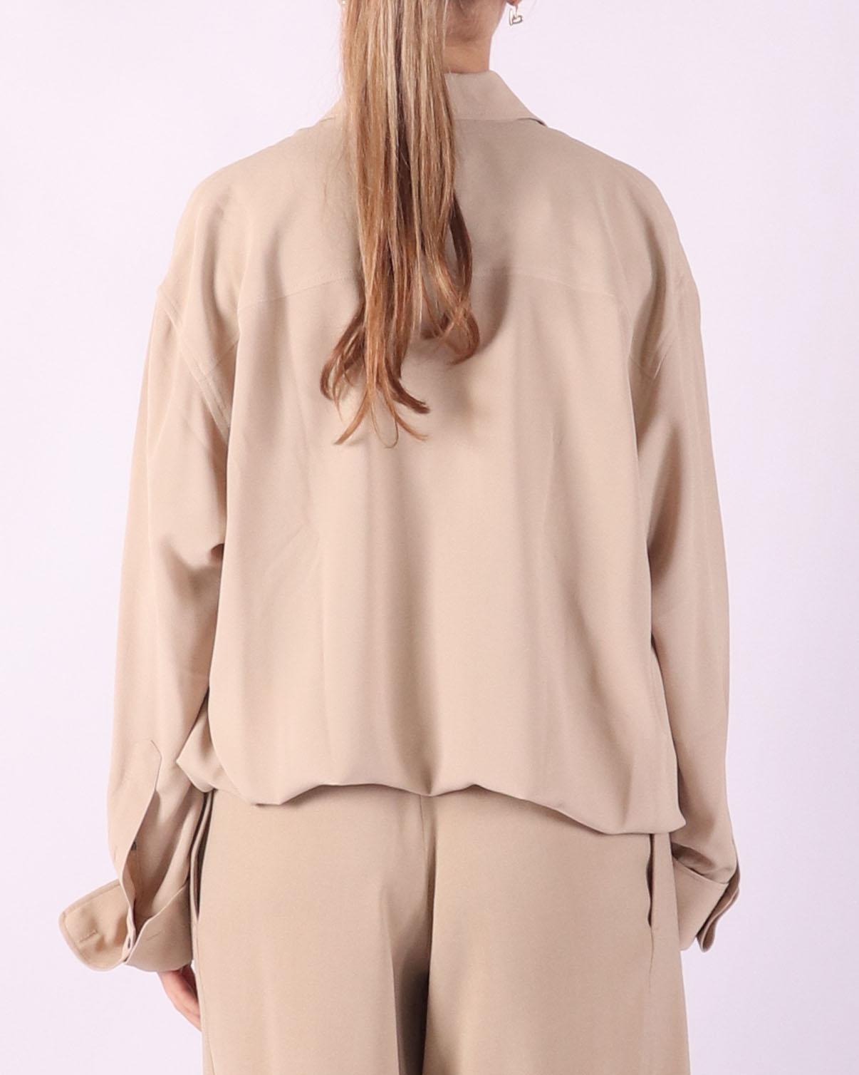 Taupe blouse voor dames van Ami