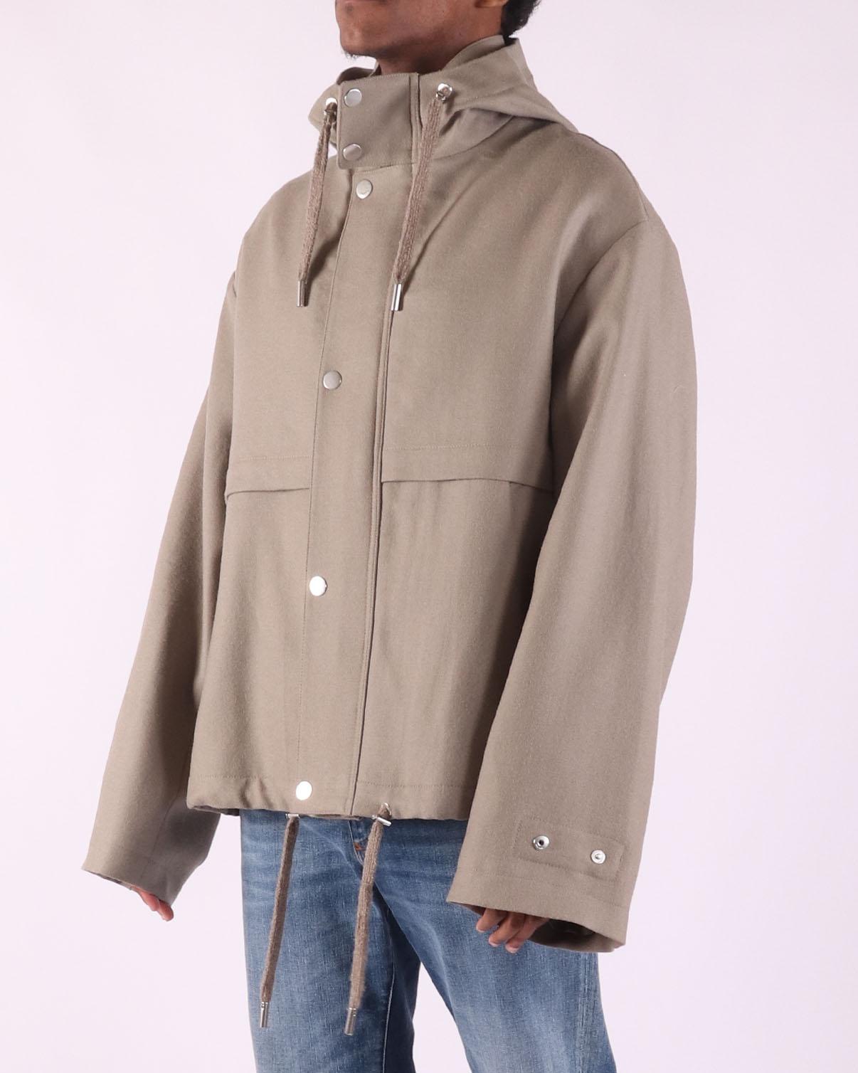 Taupe jas van Ami voor heren
