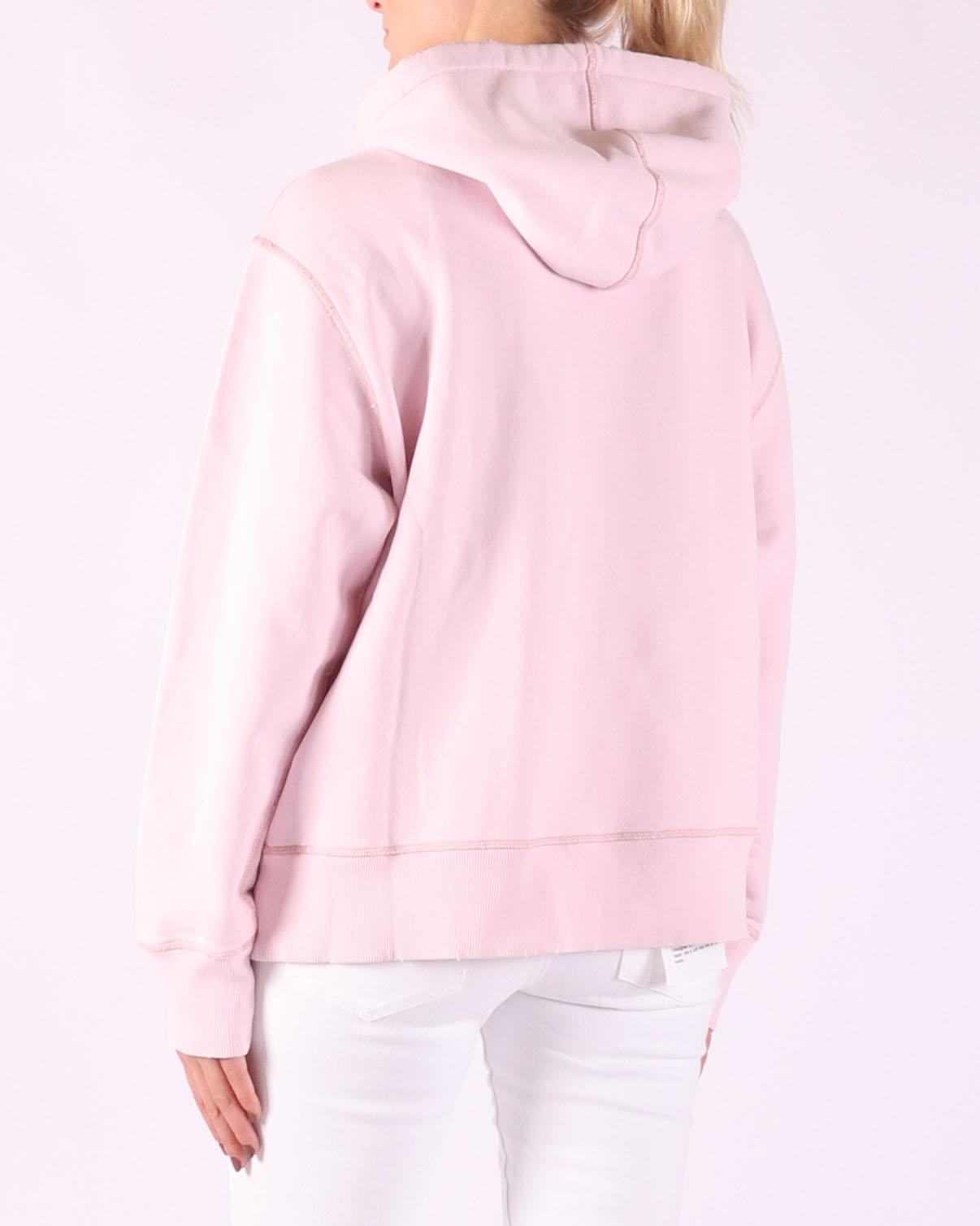 Lichtroze dames hoodie van Ami
