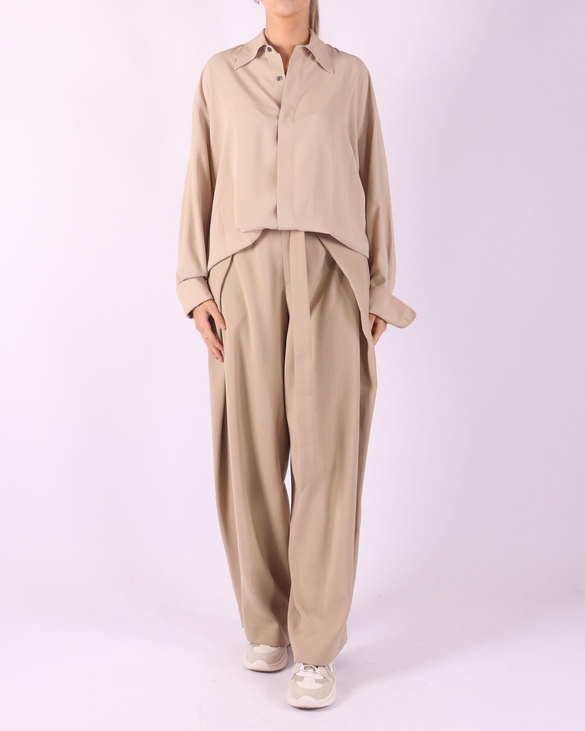 Beige pantalon van Ami voor dames