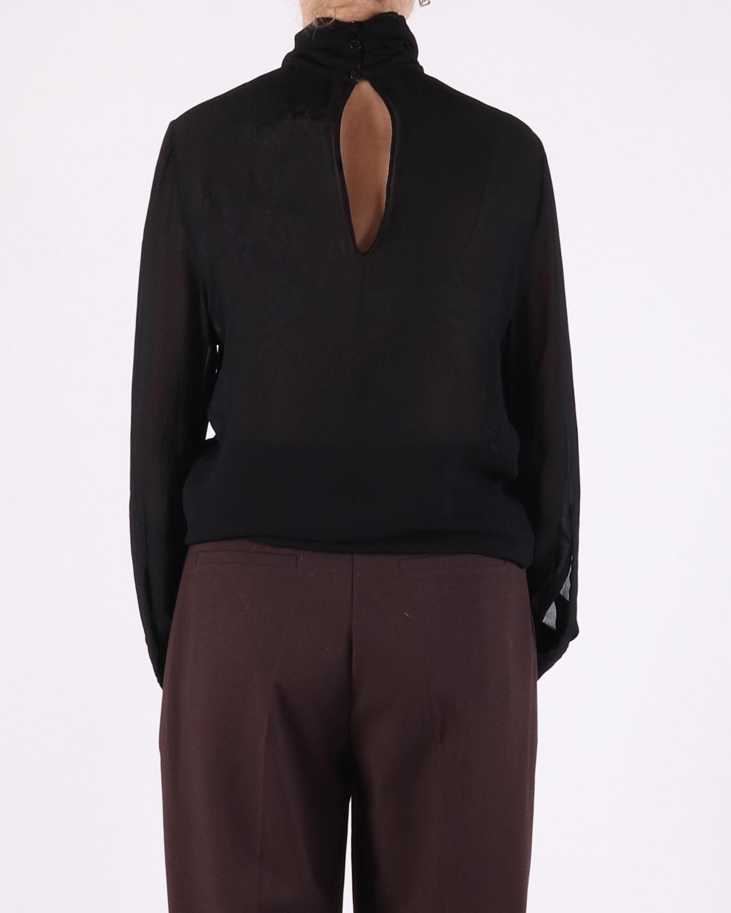 Nude turtleneck