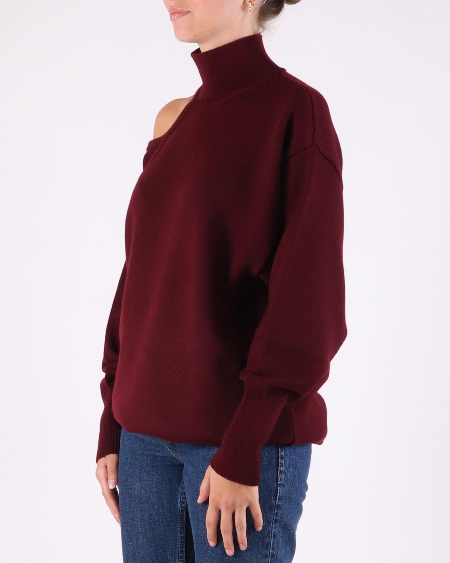 Nude turtleneck