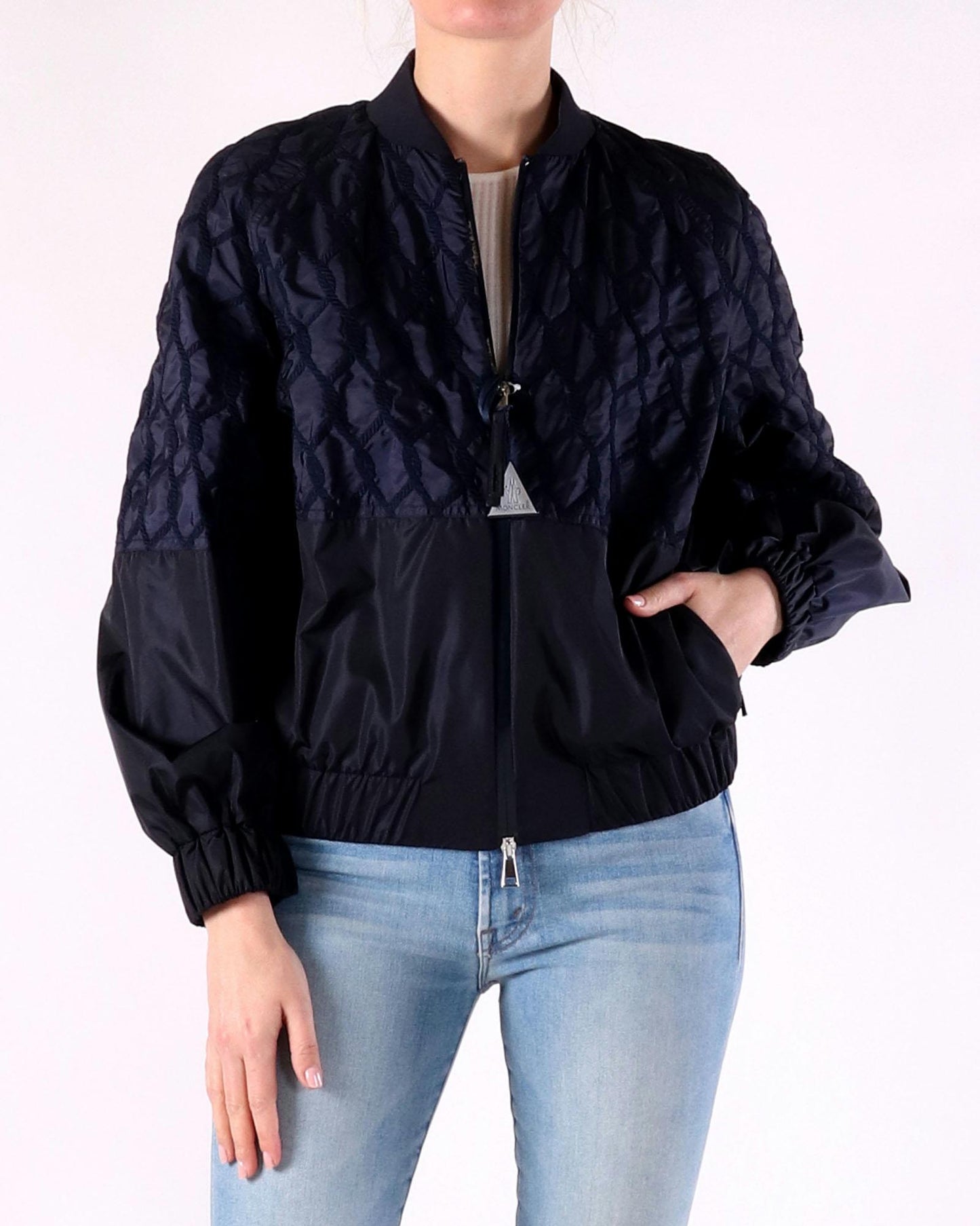 Moncler jas dames blauw