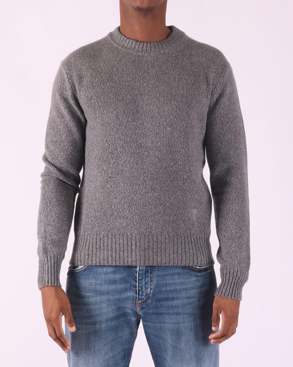 grijze heren sweater van Ami