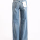 Blauwe high-waist jeans van Frame Jeans