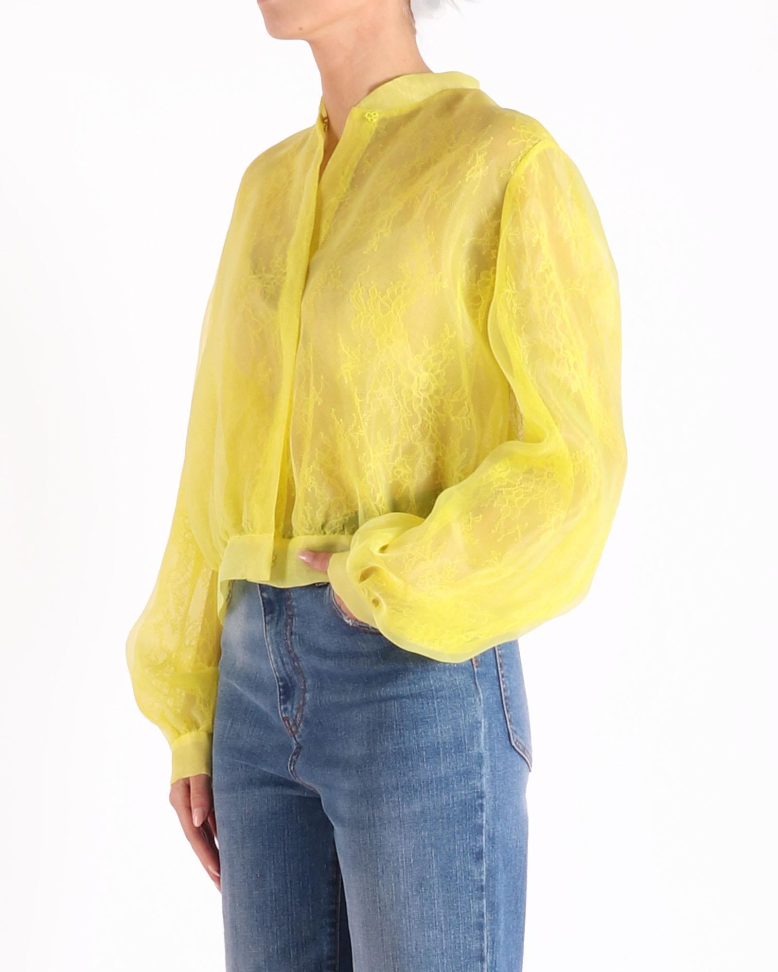 Twinset blouse in de kleur geel