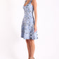 Blauwe Etro jurk met bloemenprint