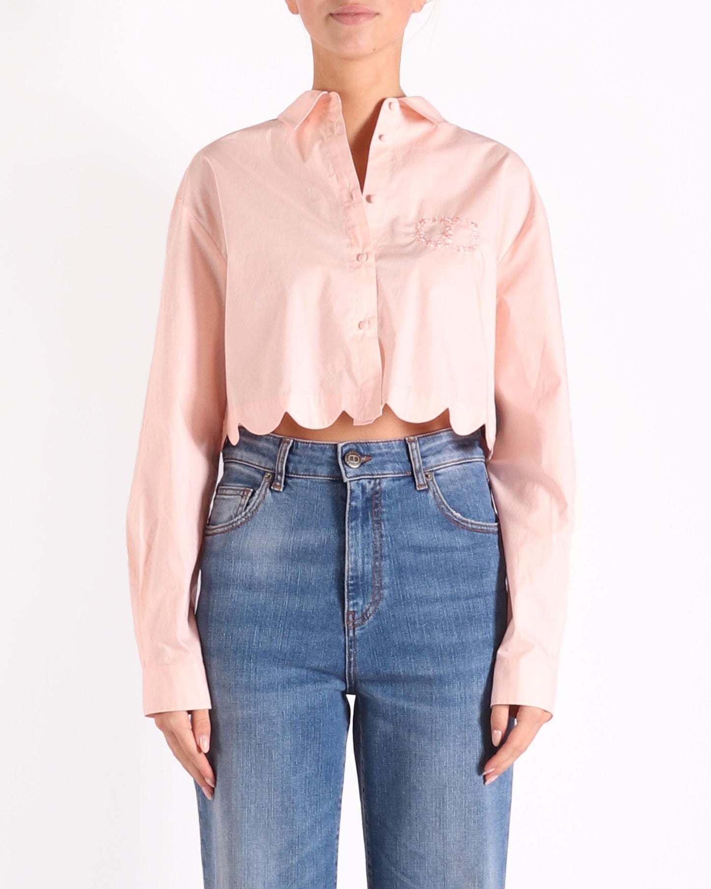 Twinset blouse in de kleur roze