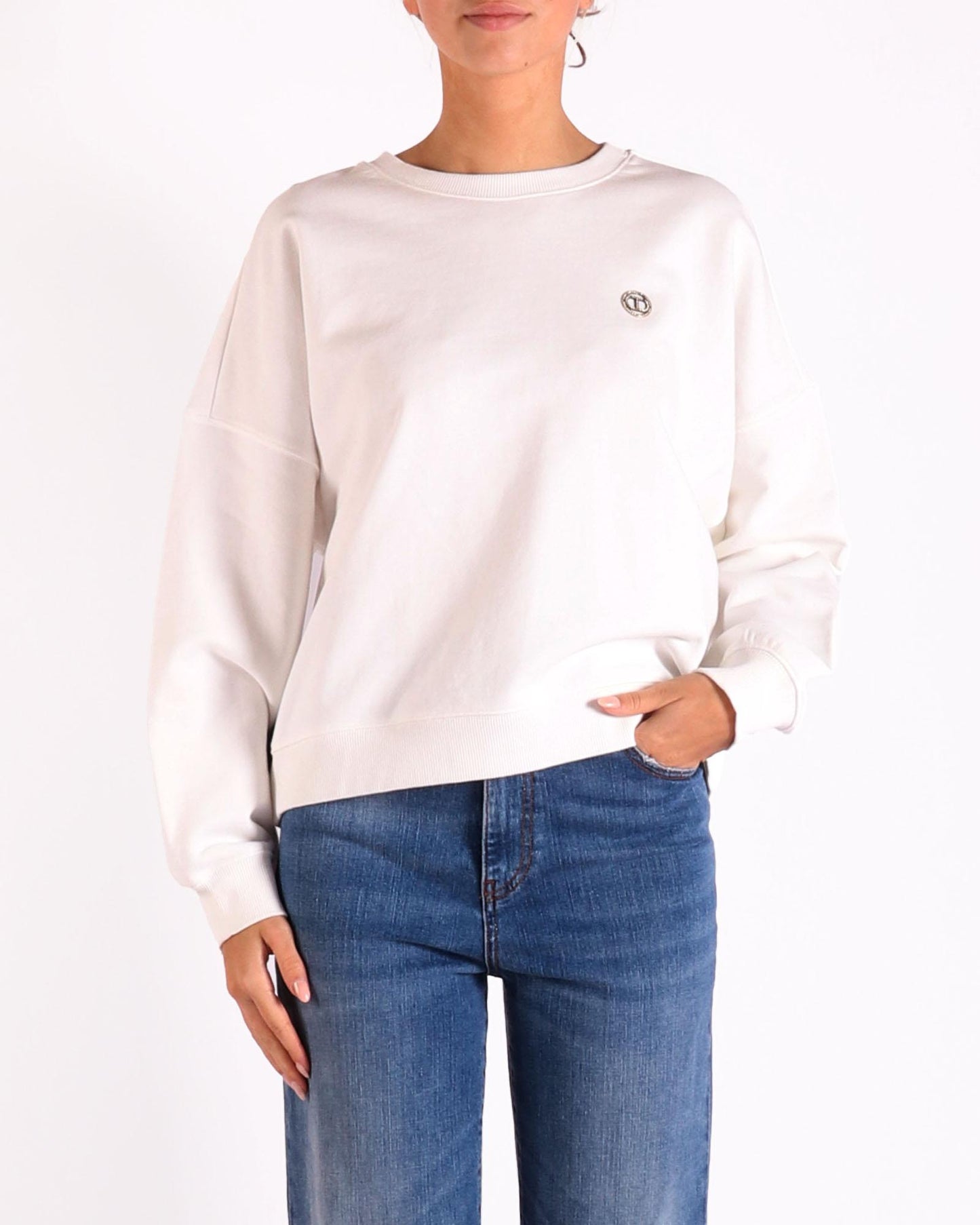 Twinset sweater in de kleur wit