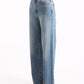 Blauwe high-waist jeans van Frame Jeans